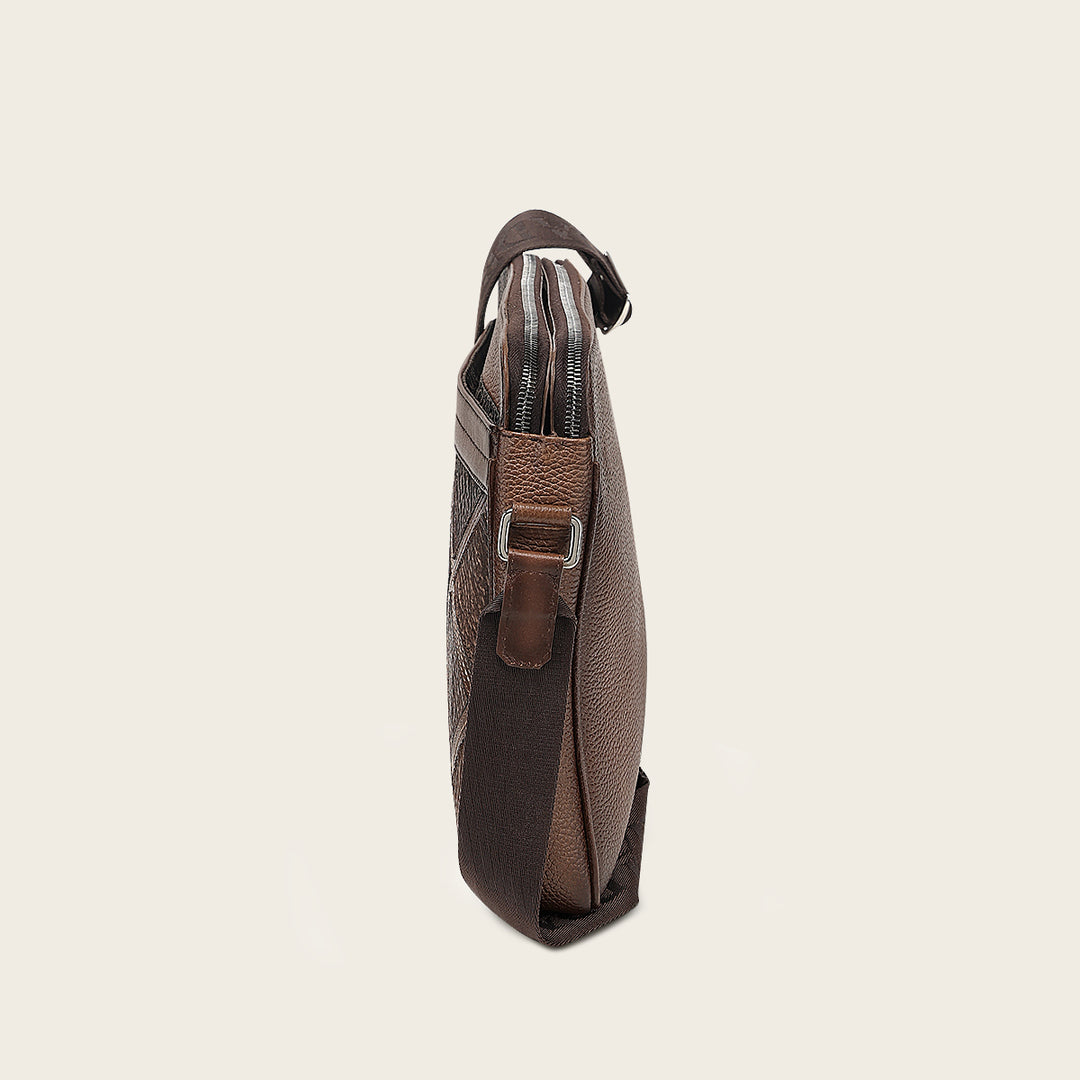 Porta Ipad en piel genuina de tiburón para caballero