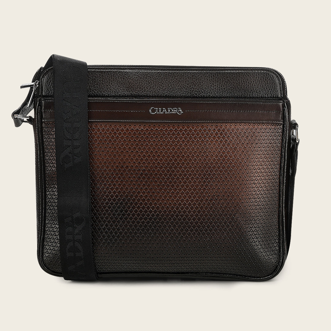 Porta Ipad en piel genuina para caballero
