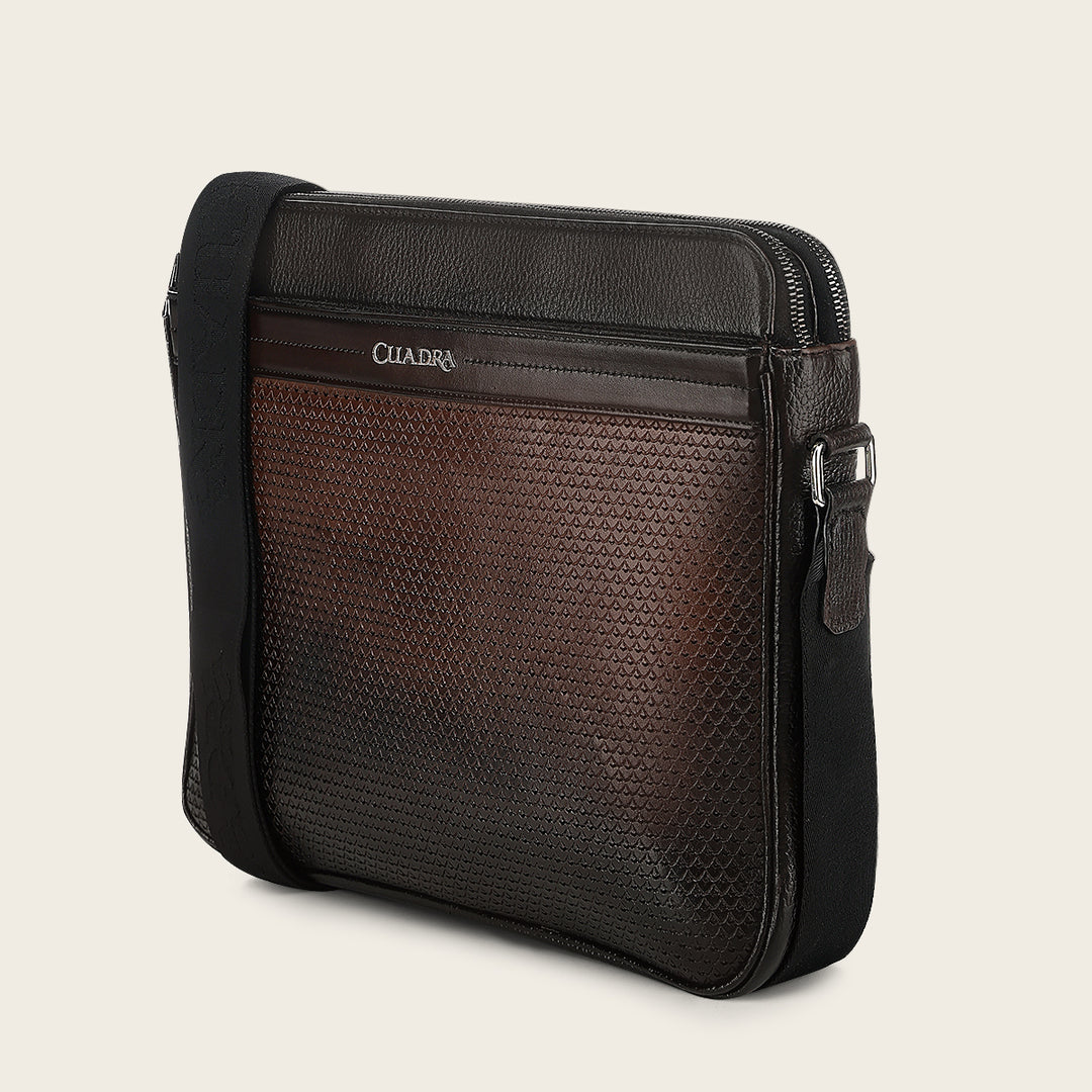 Porta Ipad en piel genuina para caballero