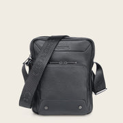 Bandolera en piel genuina para caballero Bolsos y Maletas 