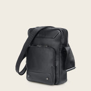 Bandolera en piel genuina para caballero Bolsos y Maletas 