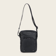 Bandolera en piel genuina para caballero Bolsos y Maletas 