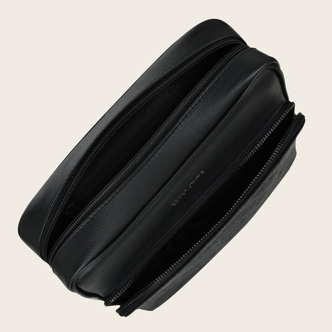 Bandolera en piel genuina para caballero