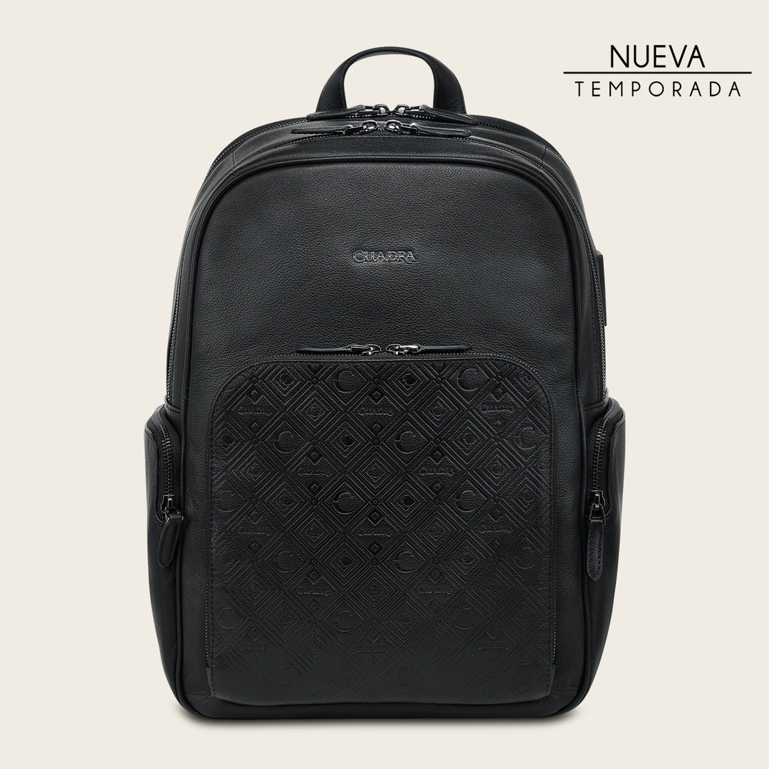 Mochila en piel genuina para caballero