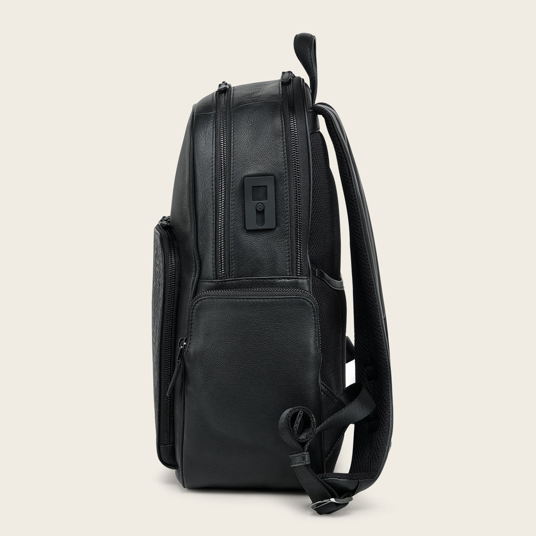 Mochila en piel genuina para caballero