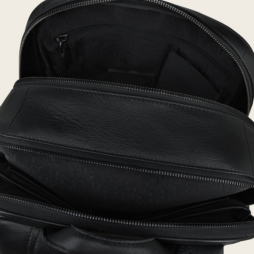 Mochila en piel genuina para caballero