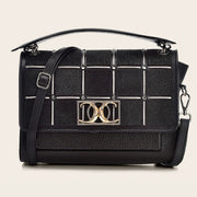 Bolso de mano en piel genuina de mantarraya para dama Bolsos y Maletas 