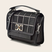 Bolso de mano en piel genuina de mantarraya para dama Bolsos y Maletas 