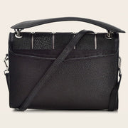 Bolso de mano en piel genuina de mantarraya para dama Bolsos y Maletas 