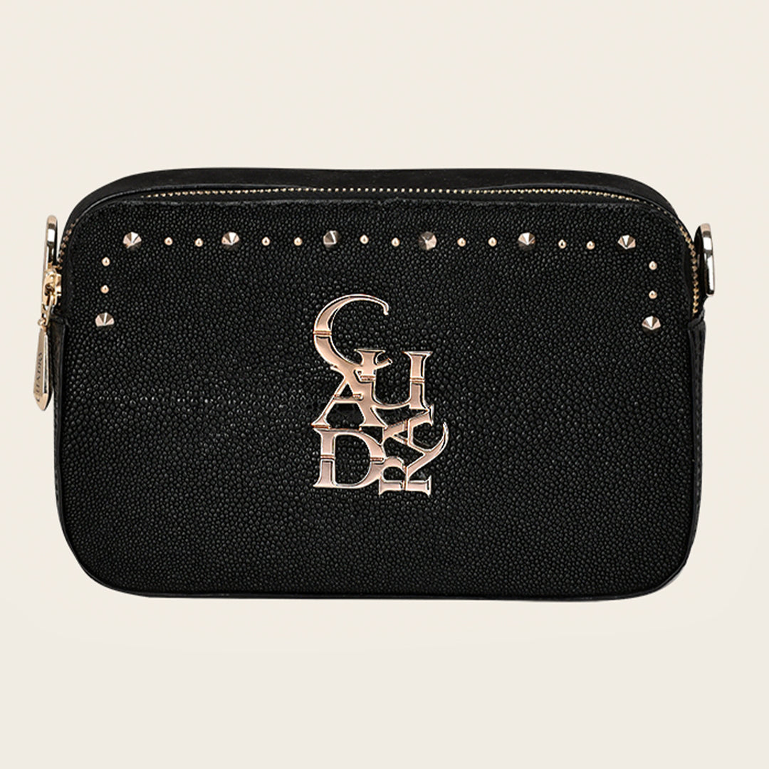 Crossbody en piel genuina de mantarraya