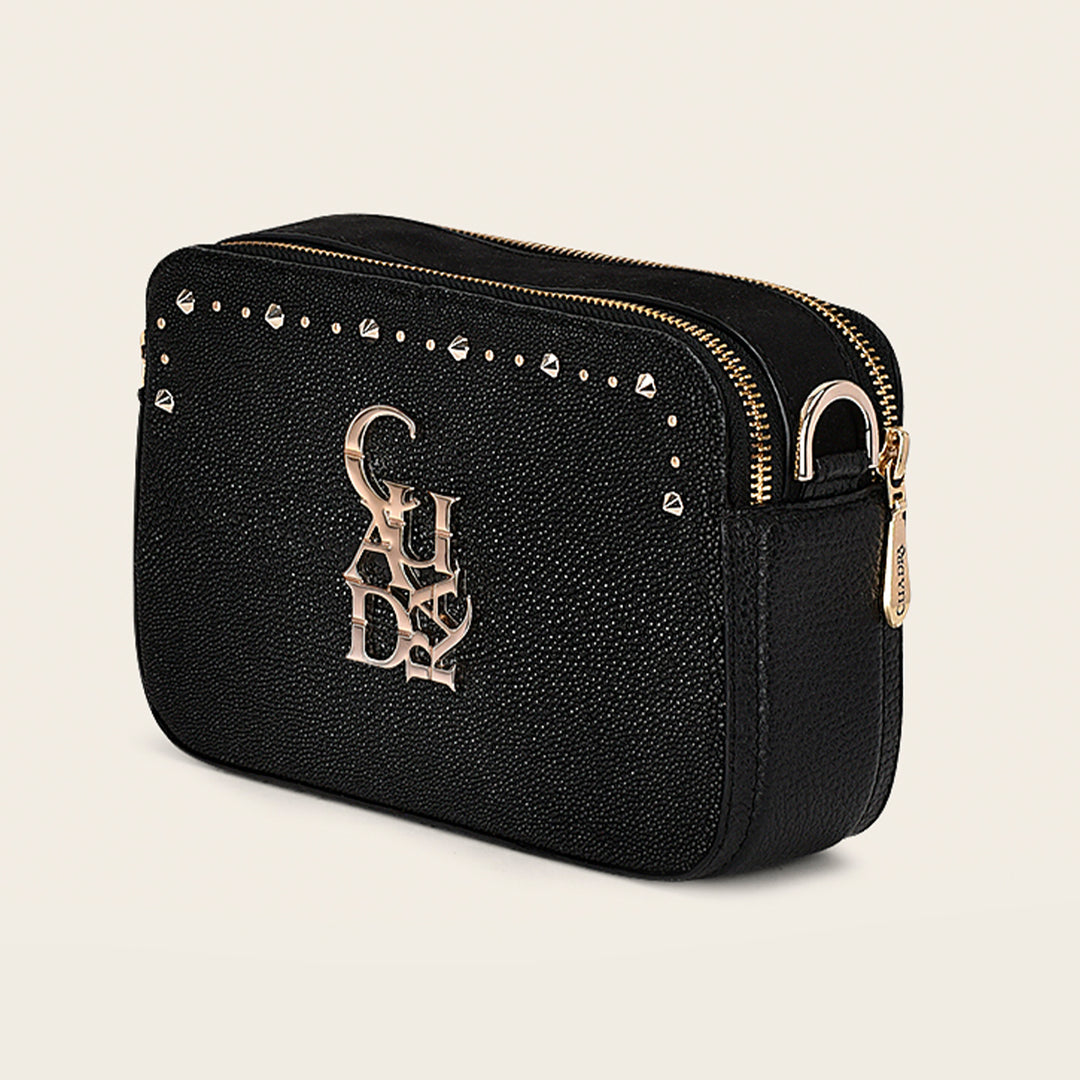 Crossbody en piel genuina de mantarraya