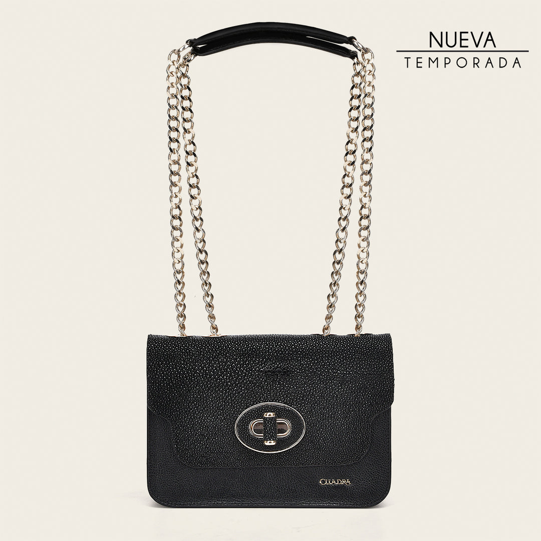 Crossbody en piel genuina de mantarraya