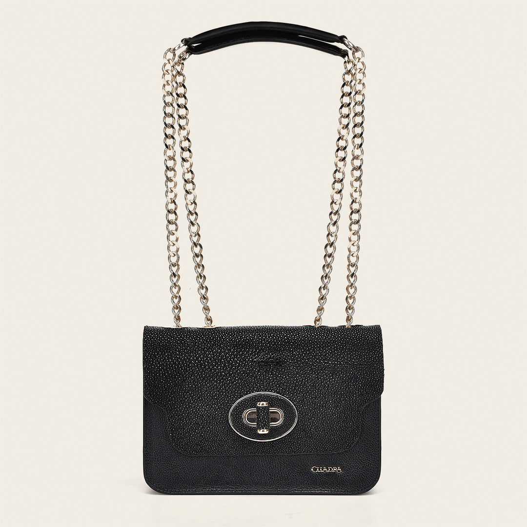 Crossbody en piel genuina de mantarraya