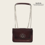 Crossbody en piel genuina de mantarraya