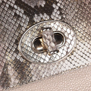 Crossbody en piel genuina de pitón Bolsos y Maletas 