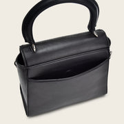 Bolso de mano en piel genuina de mantarraya para dama Bolsos y Maletas 