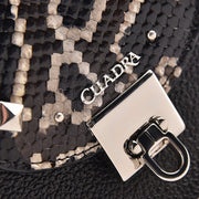 Porta celular en piel genuina de pitón para dama