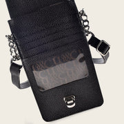 Porta celular en piel genuina de pitón para dama