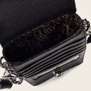 Porta celular en piel genuina de pitón para dama