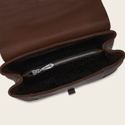 Crossbody en piel genuina de pitón para dama Bolsos y Maletas 