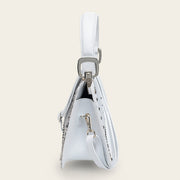 Bolso de mano en piel genuina de pitón para dama Bolsos y Maletas 