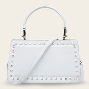 Bolso de mano en piel genuina de pitón para dama Bolsos y Maletas 