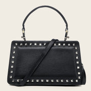 Bolso de mano en piel genuina de pitón para dama Bolsos y Maletas 