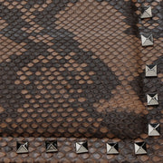 Bolso de mano en piel genuina de pitón para dama Bolsos y Maletas 