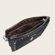 Crossbody en piel genuina de mantarraya para dama Bolsos y Maletas 