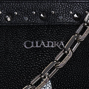 Crossbody en piel genuina de mantarraya para dama Bolsos y Maletas 