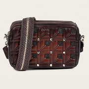 Crossbody en piel genuina de mantarraya para dama Bolsos y Maletas 