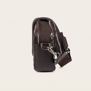 Crossbody en piel genuina de mantarraya para dama Bolsos y Maletas 