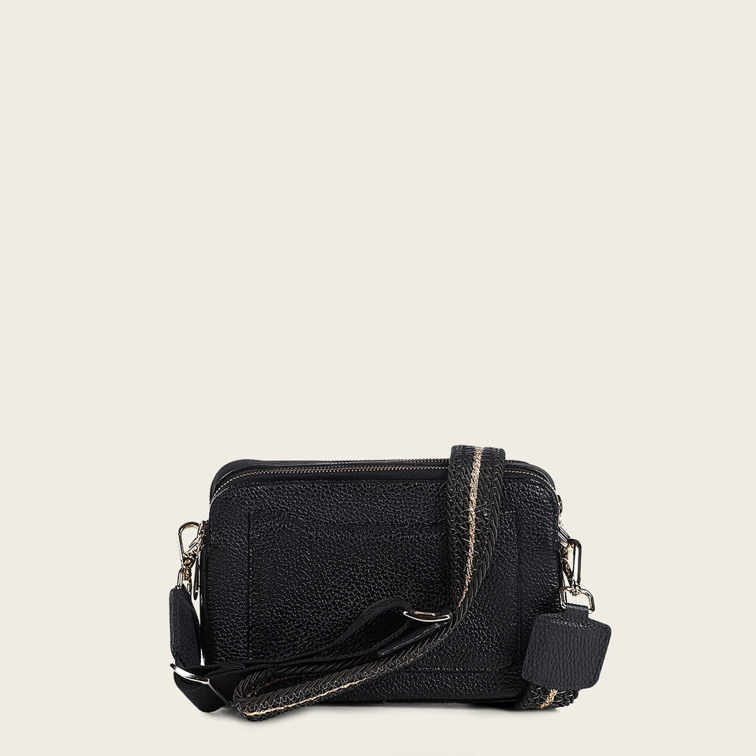 Crossbody en piel genuina de mantarraya para dama