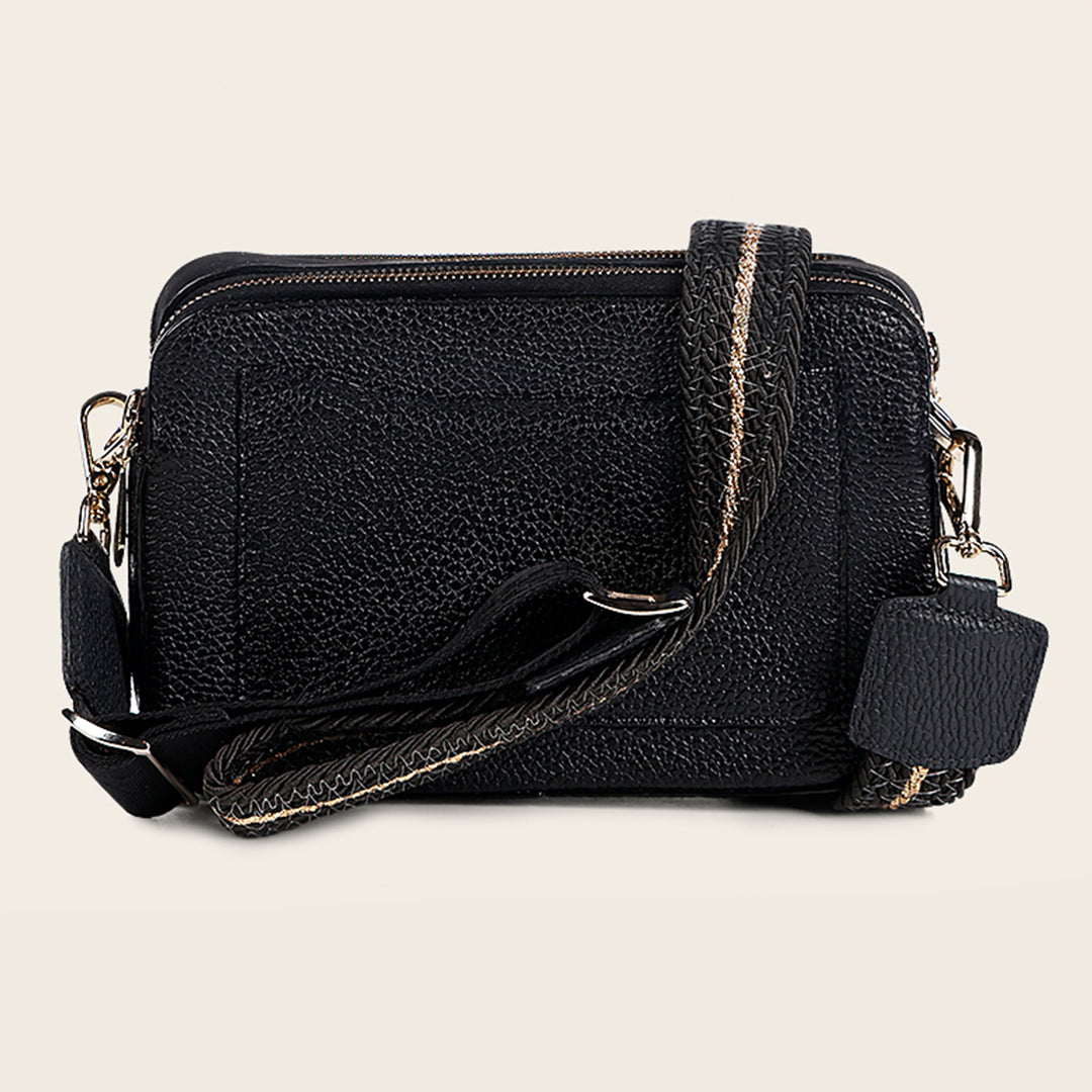 Crossbody en piel genuina de mantarraya para dama