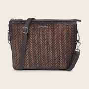 Crossbody en piel genuina de bovino para dama. Bolsos y Maletas 