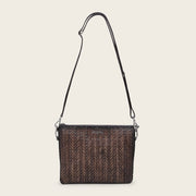 Crossbody en piel genuina de bovino para dama. Bolsos y Maletas 