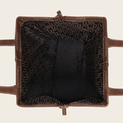 Bolso tote en piel genuina de pitón para dama Bolsos y Maletas 