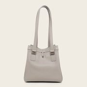 Bolso tote en piel genuina de pitón para dama Bolsos y Maletas 