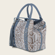 Tote en piel genuina de pitón para dama Bolsos y Maletas 