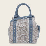 Tote en piel genuina de pitón para dama Bolsos y Maletas 