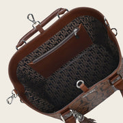 Tote en piel genuina de pitón para dama Bolsos y Maletas 