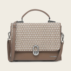 Bolso de mano en piel genuina para dama