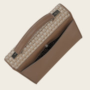 Bolso de mano en piel genuina para dama Bolsos y Maletas 