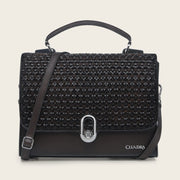 Bolso de mano en piel genuina para dama Bolsos y Maletas 