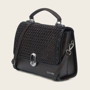 Bolso de mano en piel genuina para dama Bolsos y Maletas 