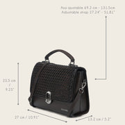 Bolso de mano en piel genuina para dama Bolsos y Maletas 