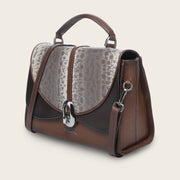 Bolso de mano en piel genuina de carunga Bolsos y Maletas 