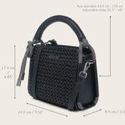 Crossbody en piel genuina para dama Bolsos y Maletas 