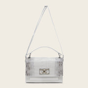 Bolso de mano en piel genuina de niloticus para dama Bolsos y Maletas 