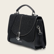 Bolso de mano en piel genuina de mantarraya para dama Bolsos y Maletas 